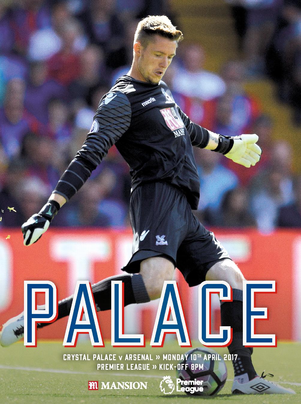 CRYSTAL PALACE v ARSENAL 2016/17